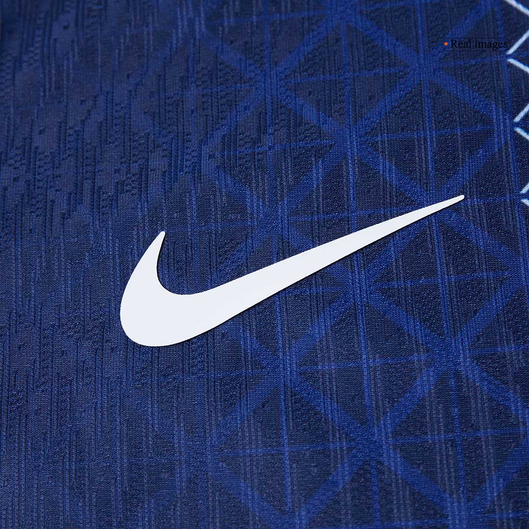 Autêntico KVARATSKHELIA #7 PSG Casa Futebol Camisas 2025/26 Marinha