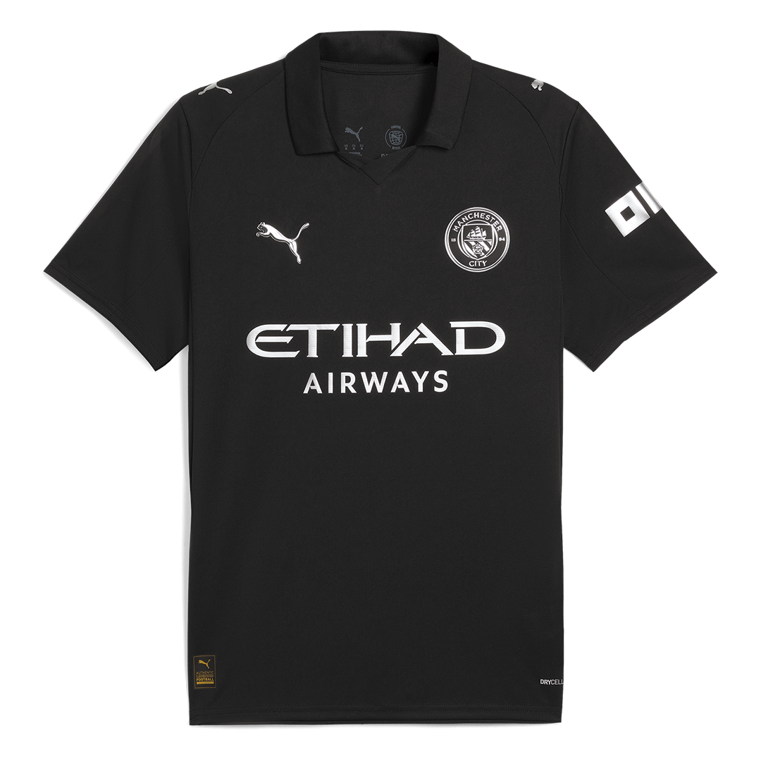 REIJNDERS #4 Manchester City Fora Camisa 2025/26 Preto