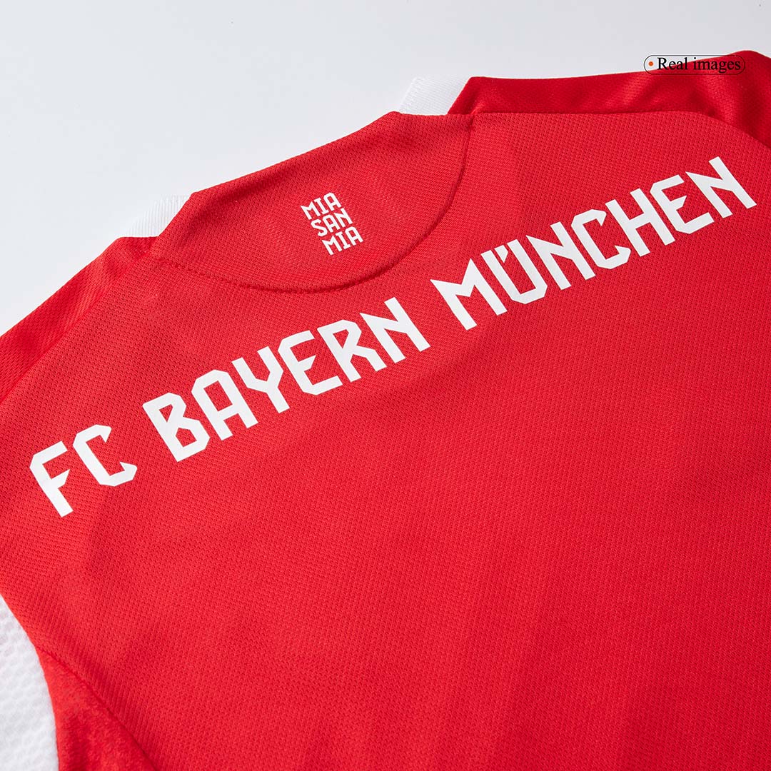 Autêntico OLISE #17 Bayern Munich Casa Futebol Camisas 2025/26 Vermelho