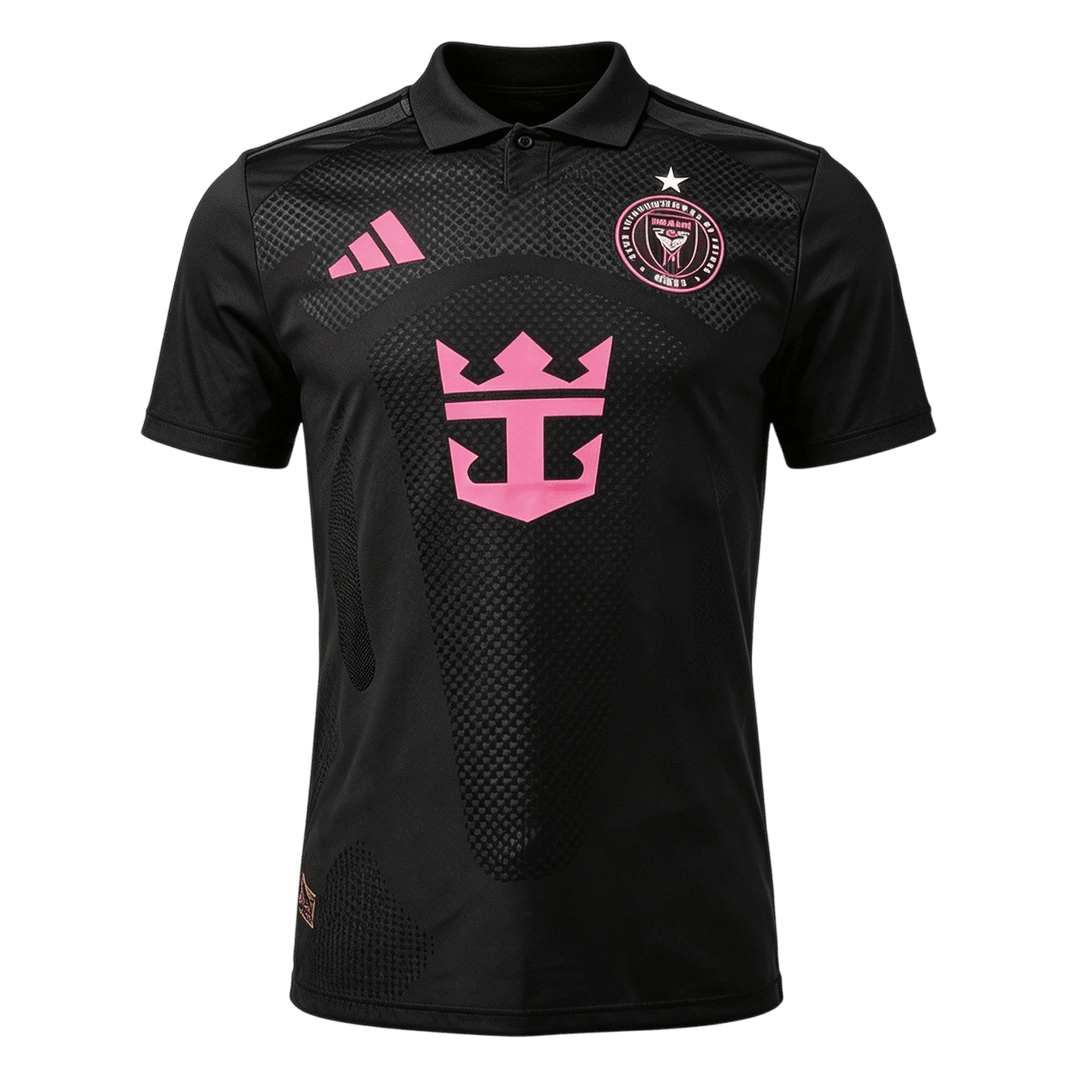 Versão do Jogador Inter Miami Fora Futebol Camisas 2026 Preto