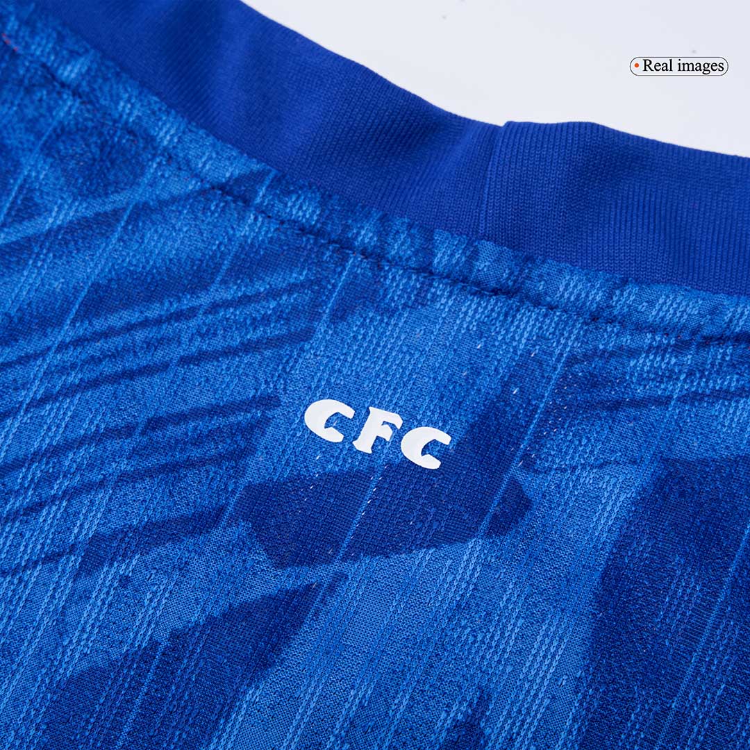 Autêntico NETO #7 Chelsea Casa Futebol Camisas 2025/26 Azul
