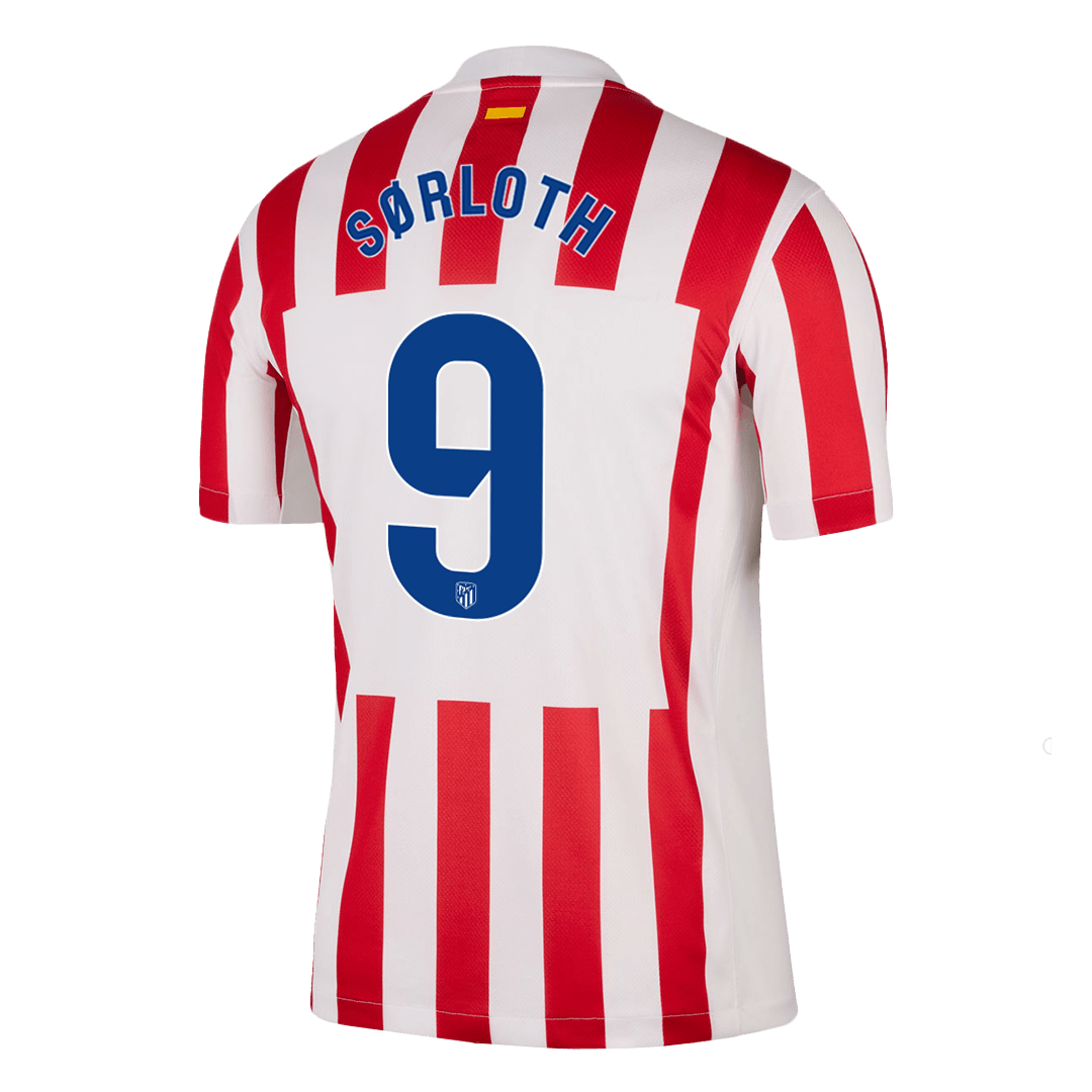 SØRLOTH #9 Atletico Madrid Casa Camisa 2025/26