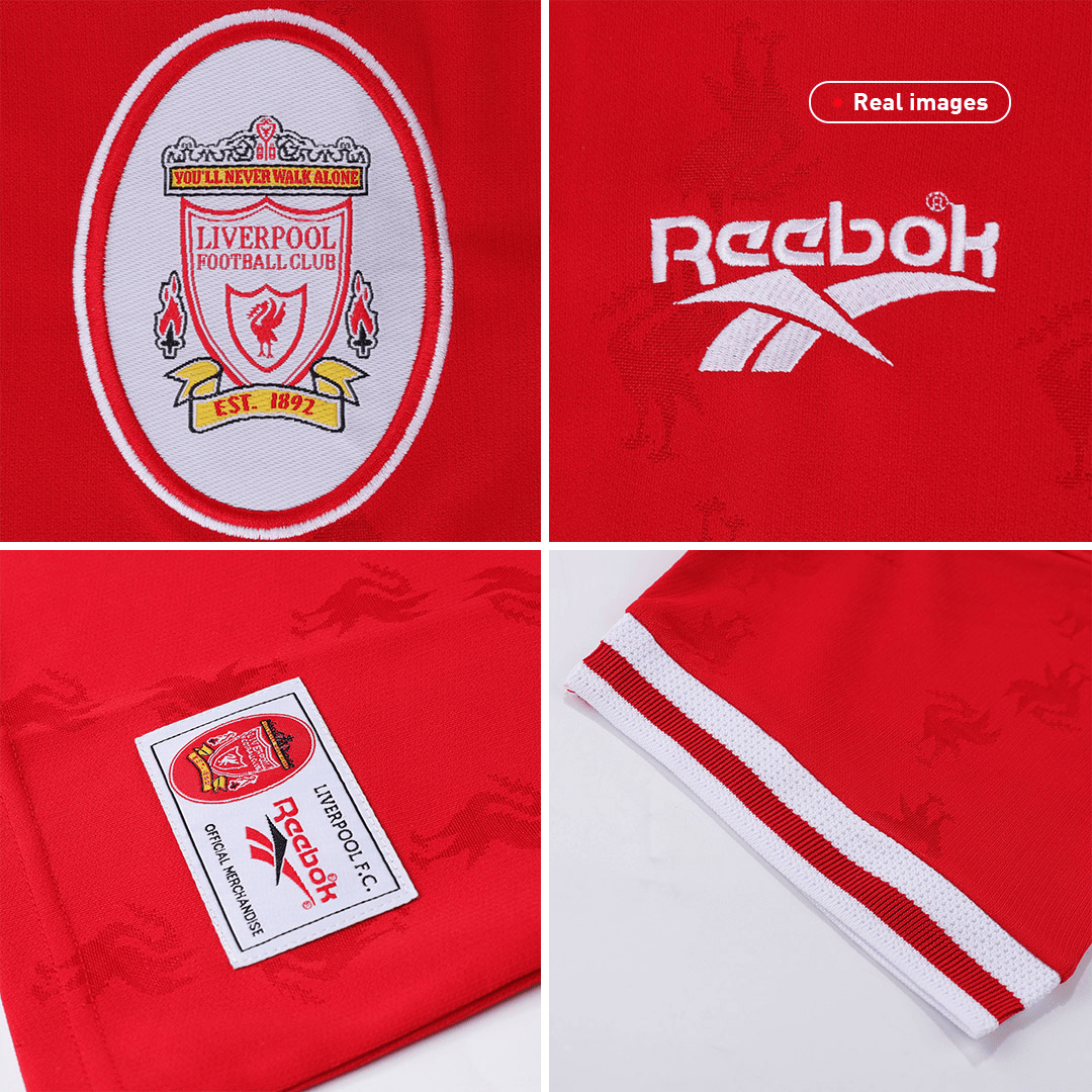 Camiseta de fútbol retro del Liverpool 1996/97