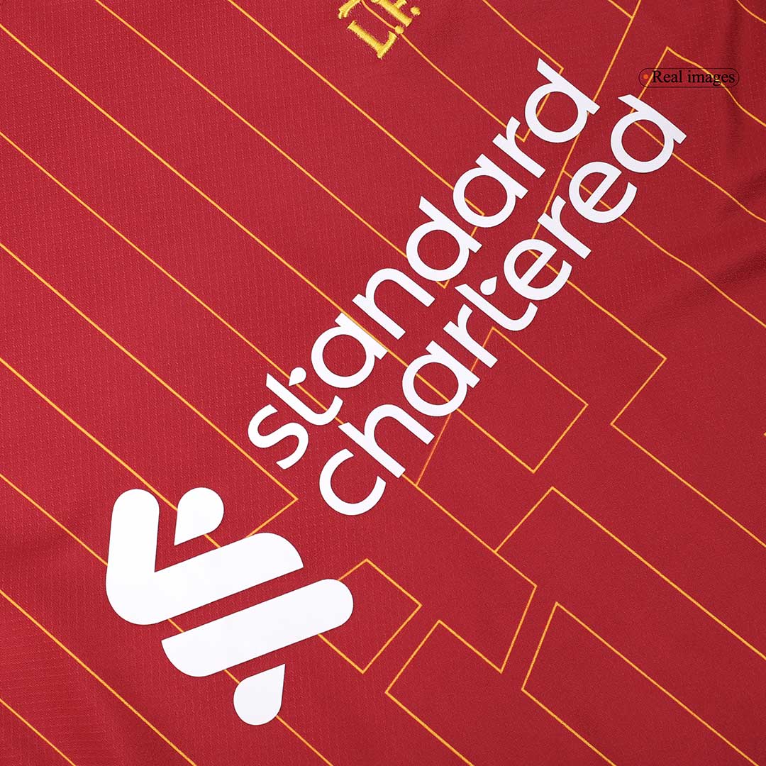 Camisola de futebol para homem Liverpool Casa Champions 24/25