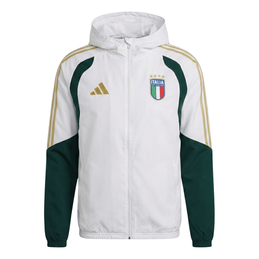 Italy Treino Jaqueta 2026 Branco camisola de futebol