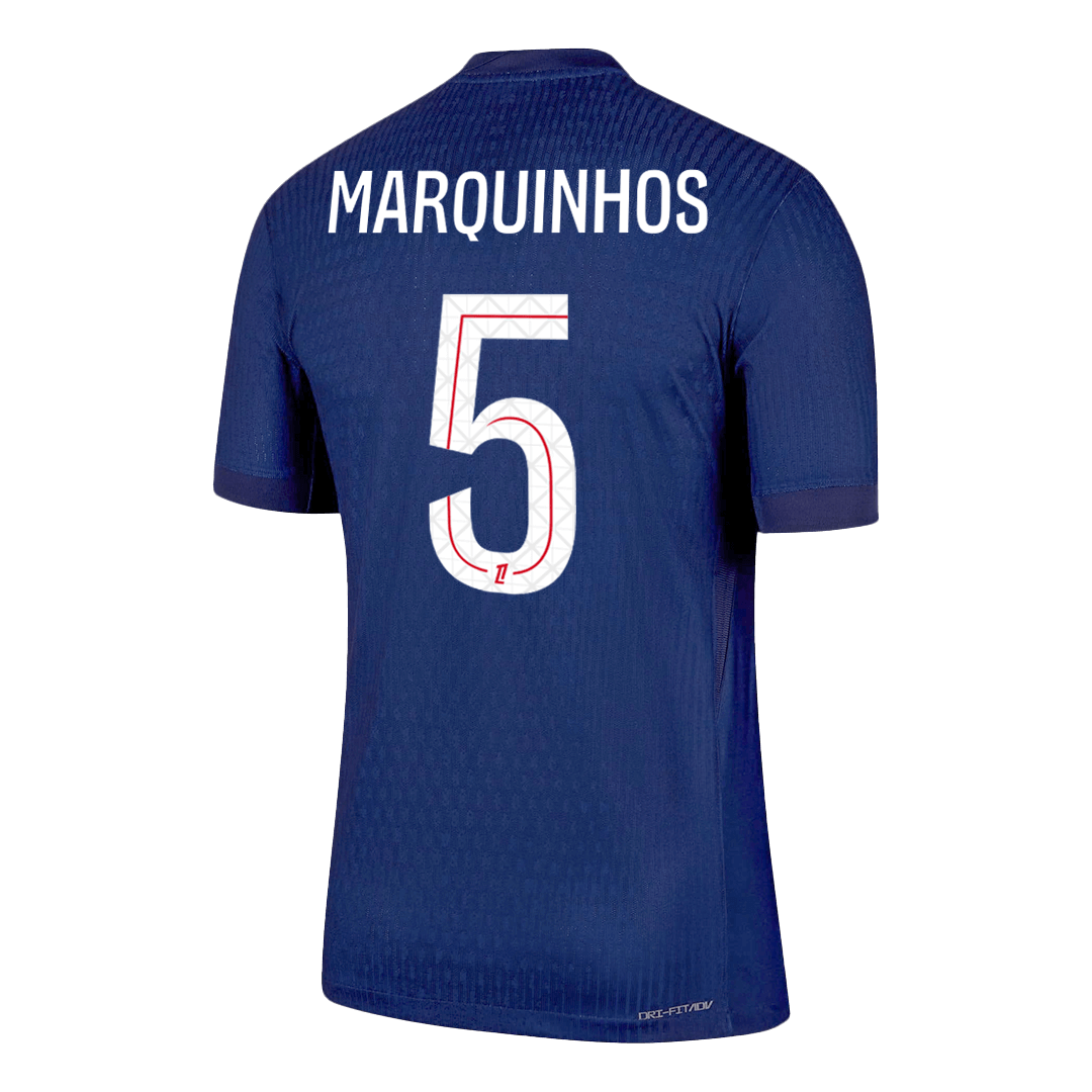 Jogador MARQUINHOS #5 PSG Casa Futebol Camisas 2025/26 Marinha