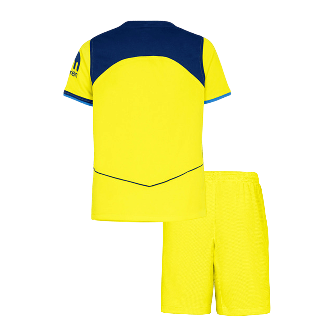Tottenham Hotspur Infantil
Terceira Futebol Camisa Conjunto (Camisa+Shorts) 2025/26 Amarelo