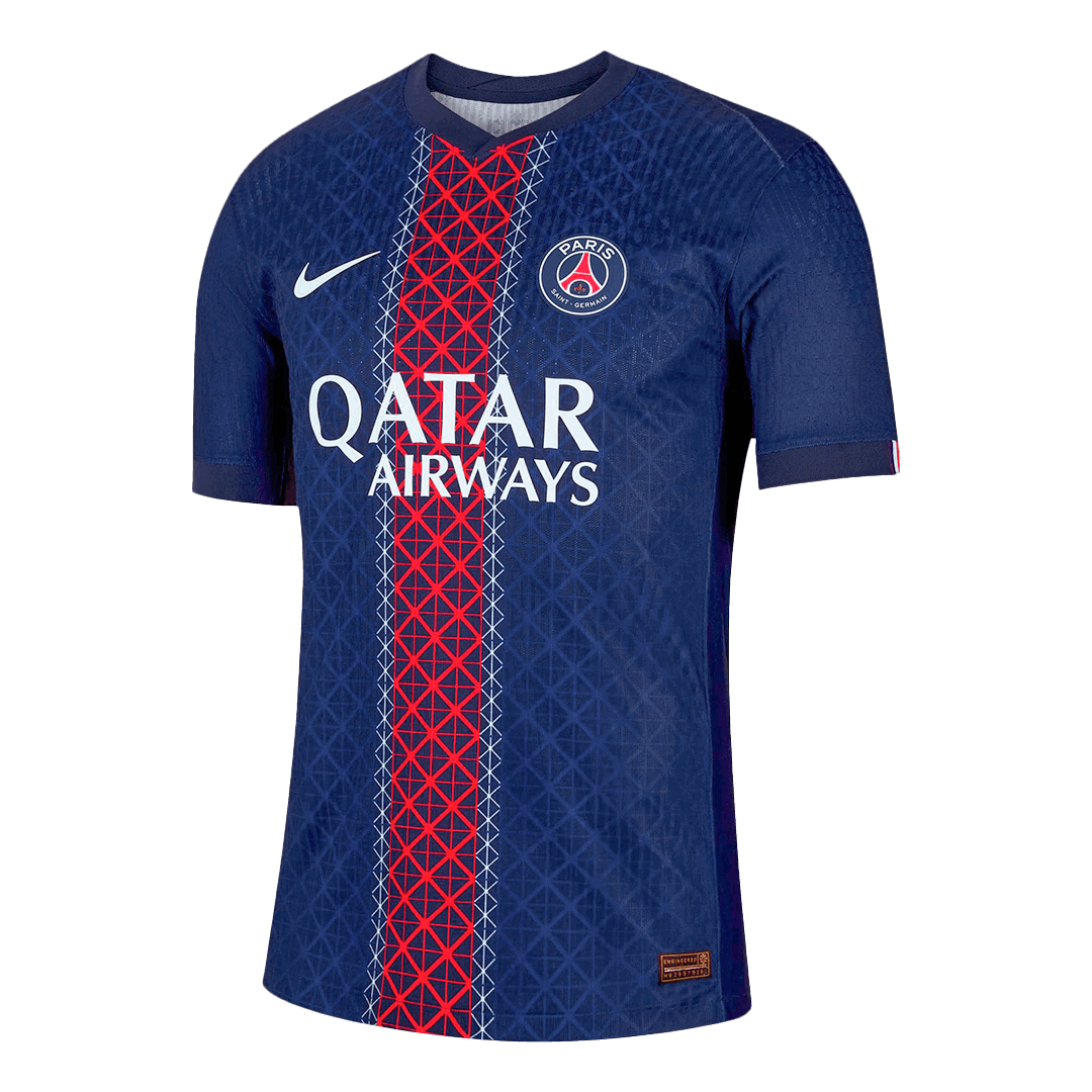 Autêntico O.DEMBÉLÉ #10 PSG Casa Futebol Camisas 2025/26 Marinha