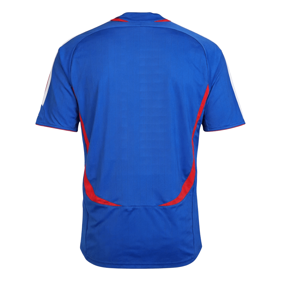 Retrô France Casa Copa do Mundo Camisa 2006 Azul