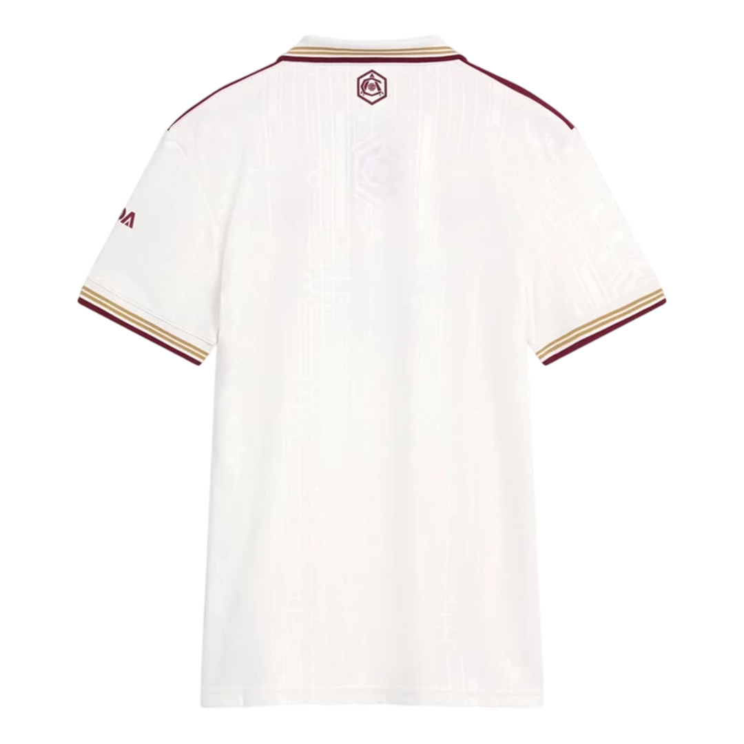 Mulheres Arsenal Terceiro De Distância Camisa 2025/26 Branco