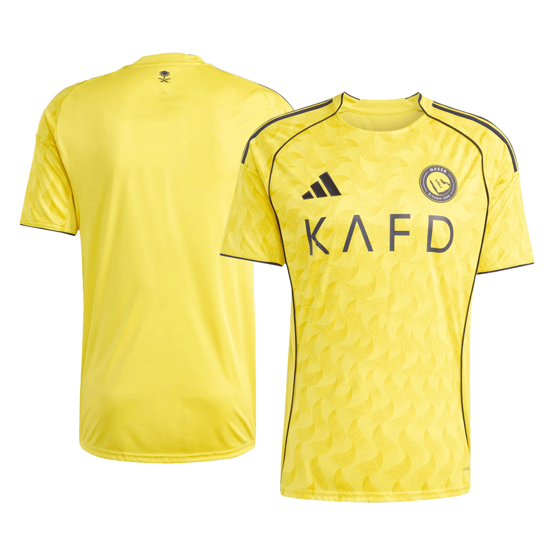 Al Nassr Casa Camisa 2025/26- Amarelo