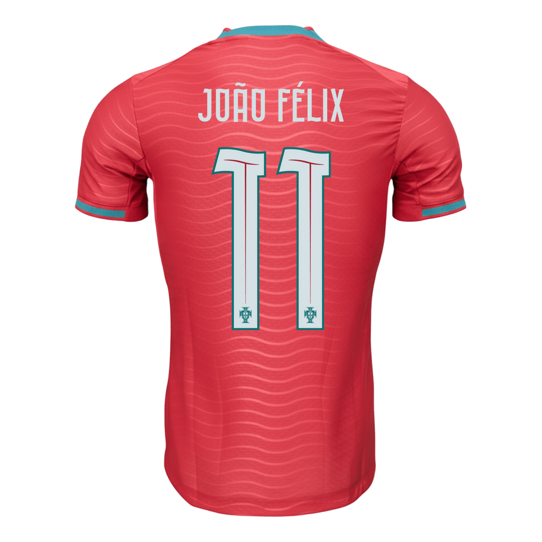 Versão do Jogador JOÃO FÉLIX #11 Portugal Casa Copa do Mundo Futebol Camisas 2026 Vermelho