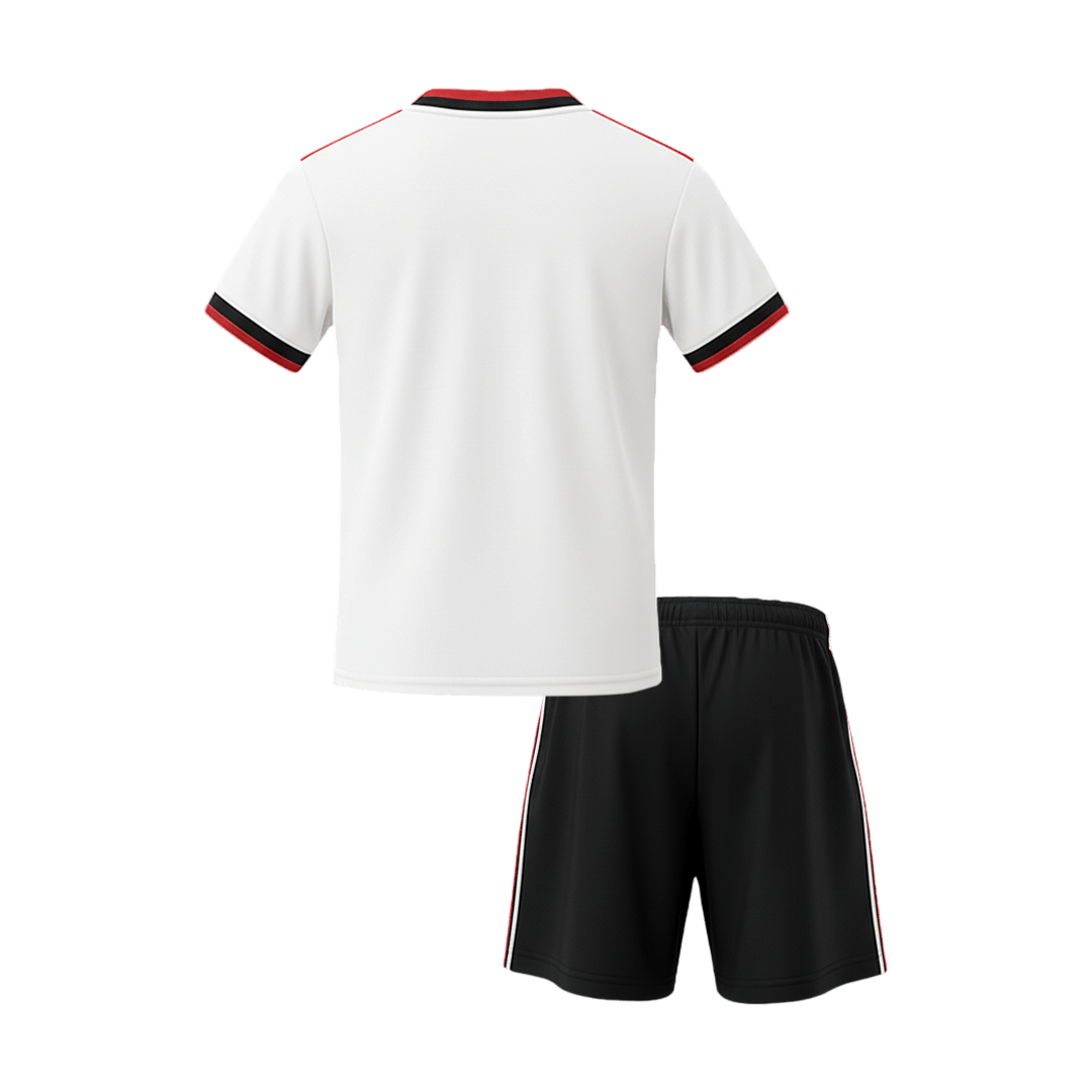 Mexico Infantil
Fora World Cup Futebol Camisa Conjunto (Camisa+Shorts) 2026 Branco