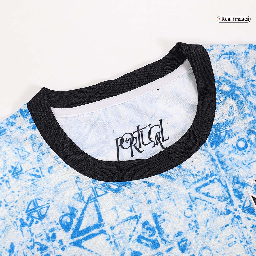 Fußballtrikot R.LEAO #17 Portugal Fora Personalisiertes Fußballtrikot 2024