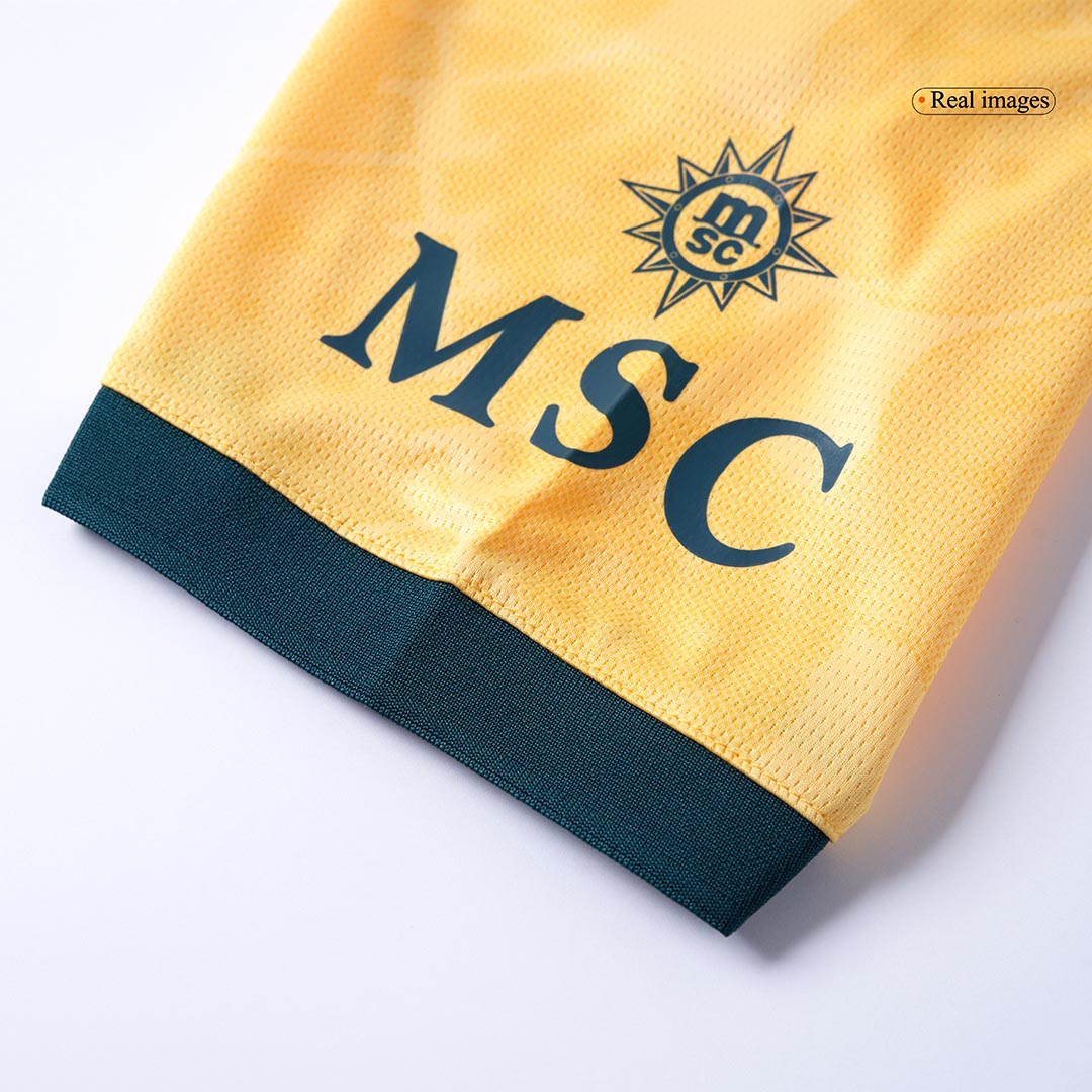 AC Milan Fora Terceira Camisa Conjunto (Camisola + Calções) 2025/26- Amarelo