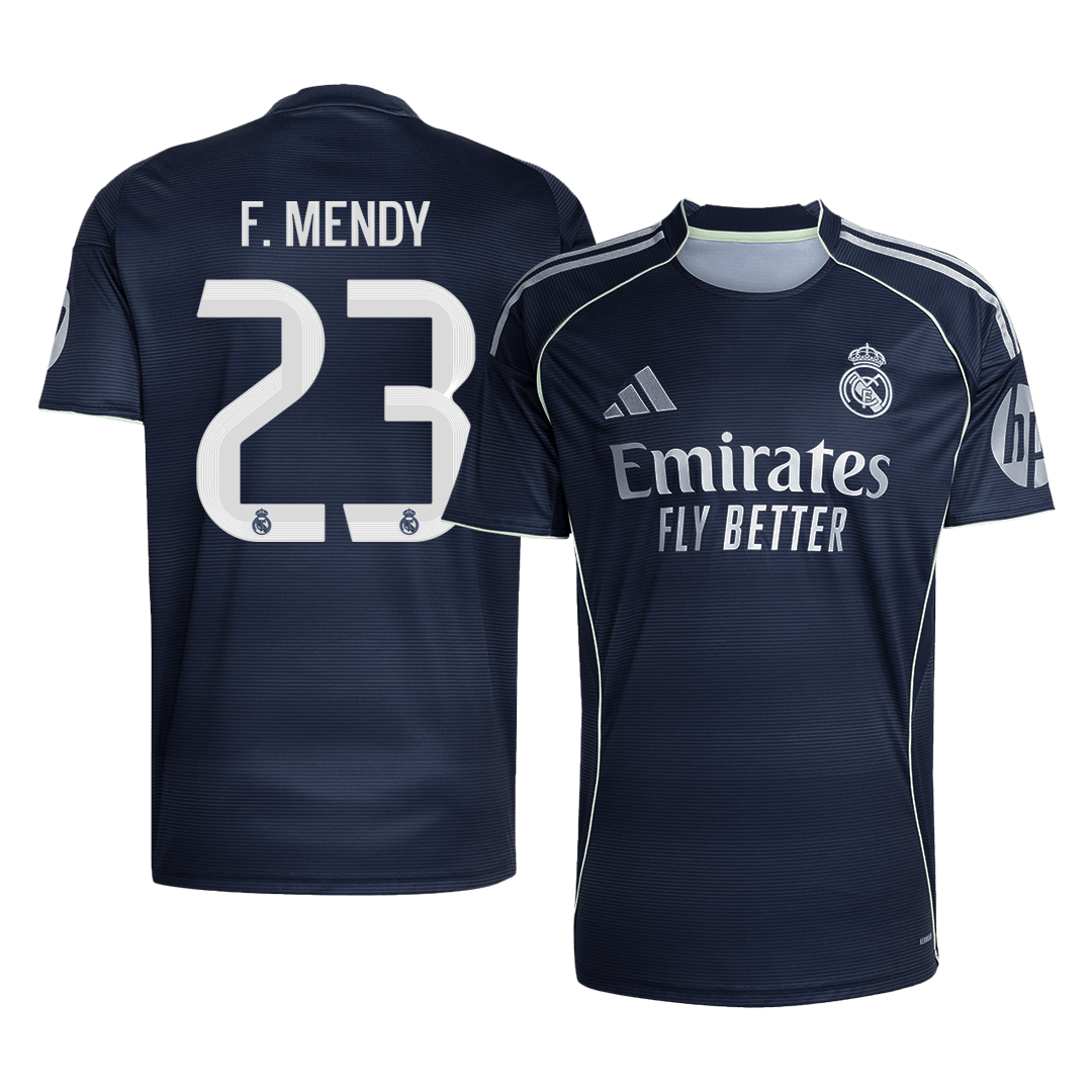 F.MENDY #23 Real Madrid Fora Camisa 2025/26 Marinha