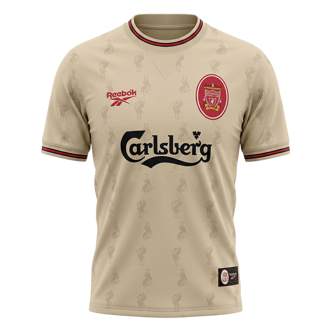 Retrô Liverpool Fora Camisa 1996/97 Amarelo