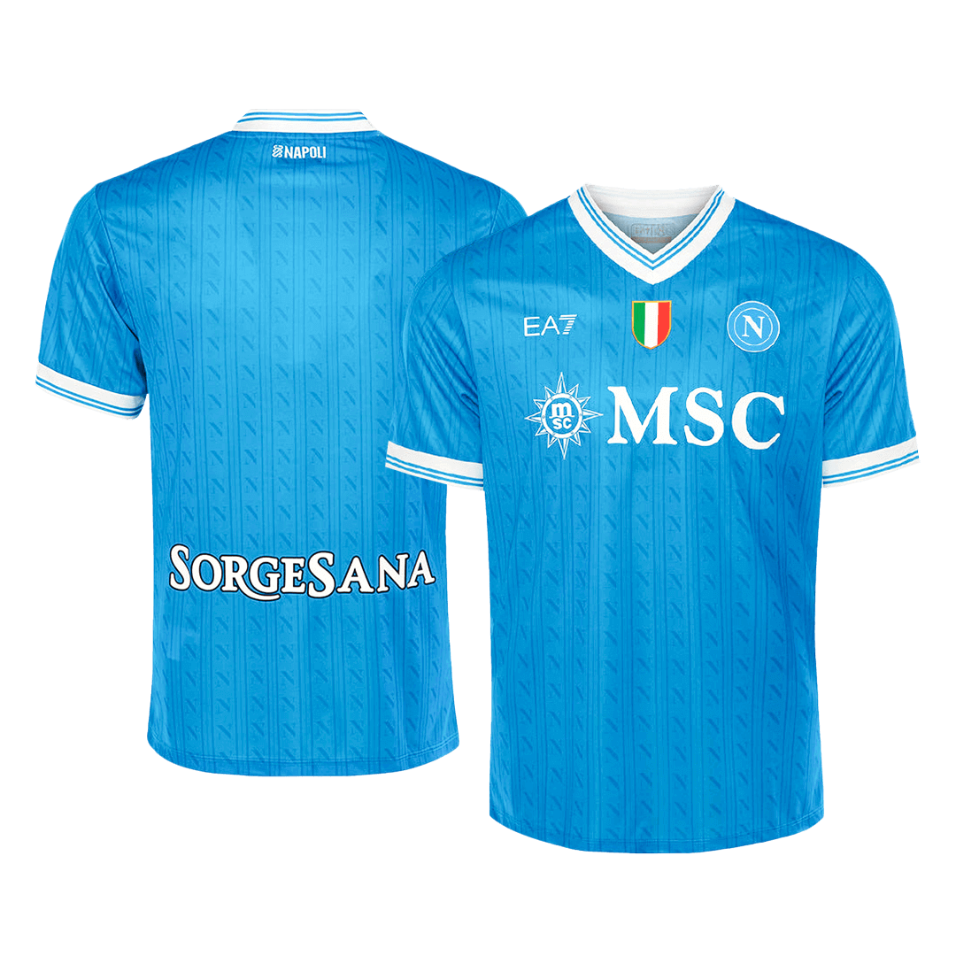 Napoli Casa Camisa 2025/26- Azul