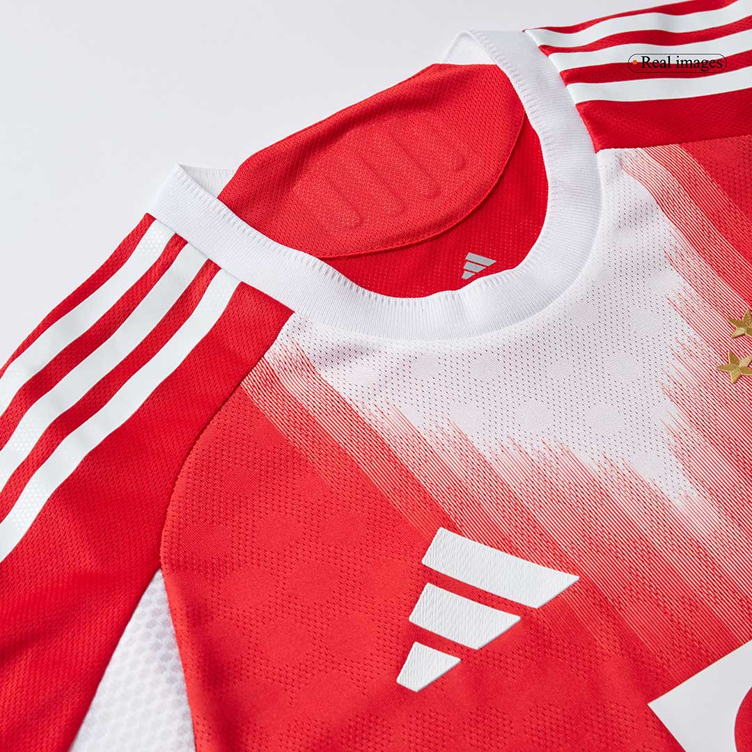 Autêntico OLISE #17 Bayern Munich Casa Futebol Camisas 2025/26 Vermelho