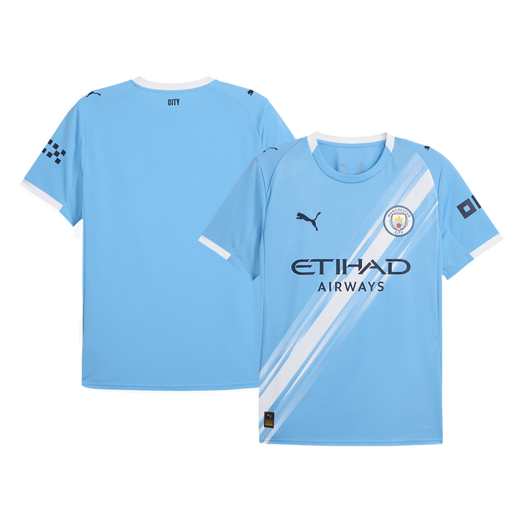 【Super Qualidade】Camisola de futebol titular Manchester City 2025/26