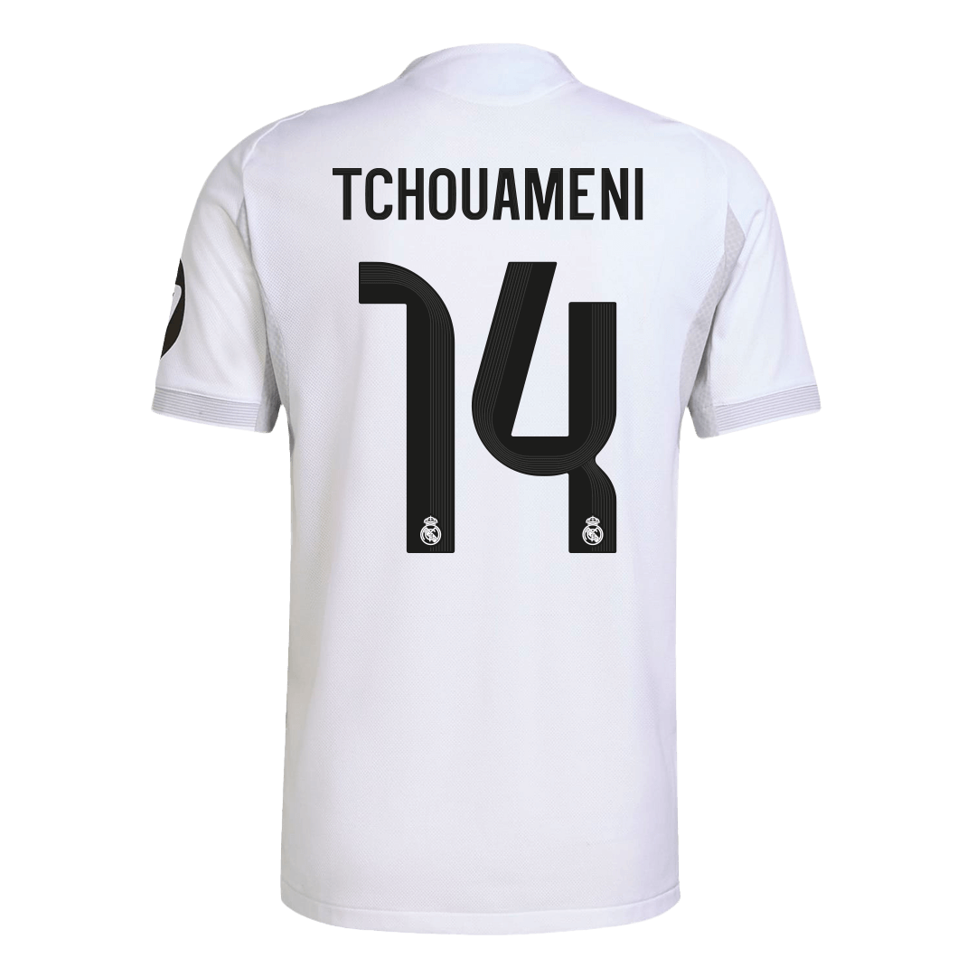 Autêntico TCHOUAMENI #14 Real Madrid Casa Futebol Camisas 2025/26 Branco
