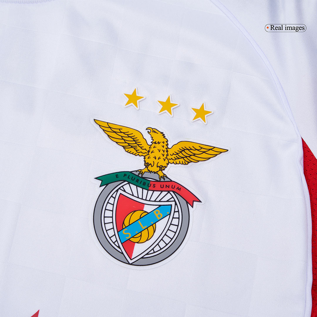 Benfica Fora Terceira Camisa 2025/26- Branco
