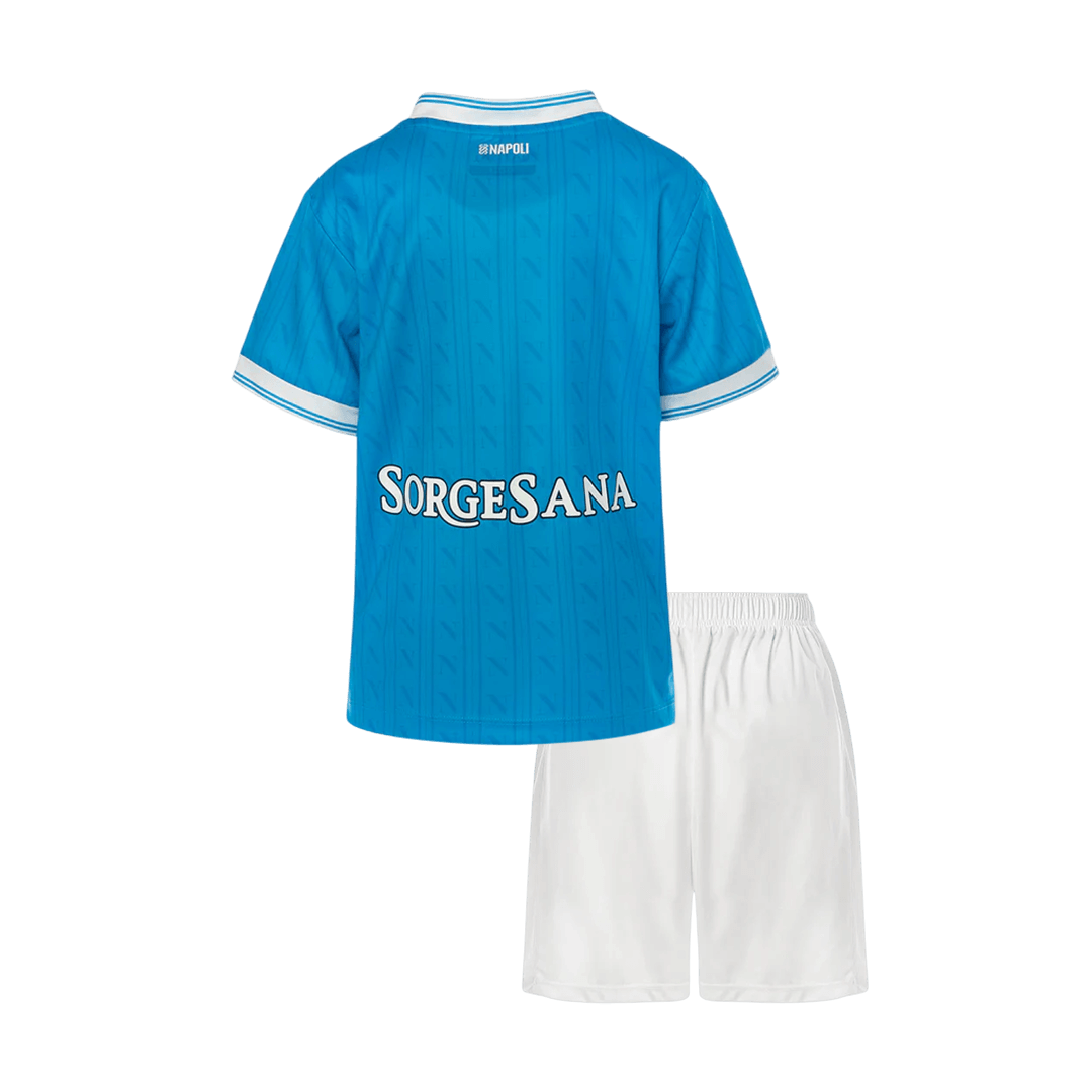 Napoli Infantil
Casa Futebol Camisa Conjunto (Camisa+Shorts) 2025/26 Azul