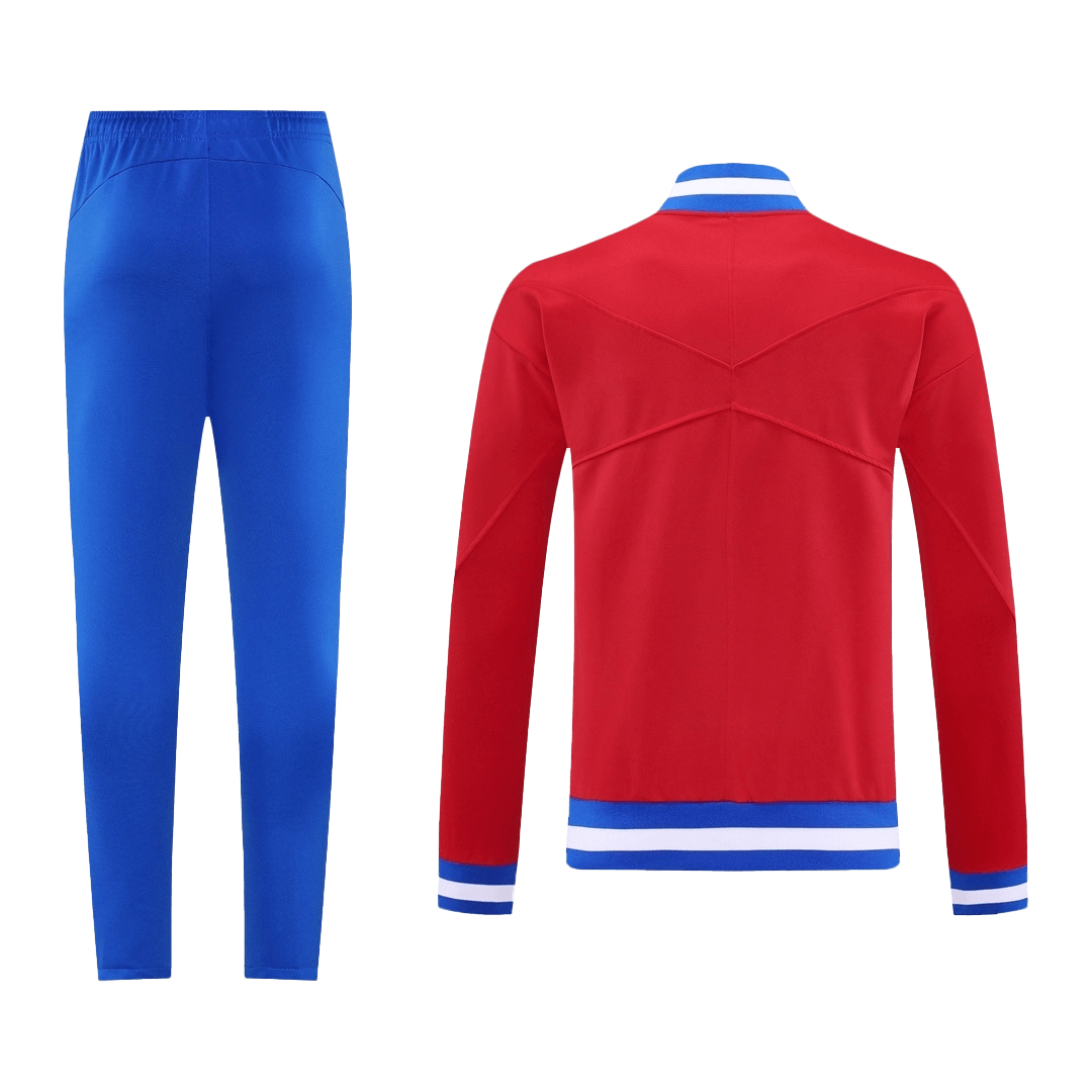 Atletico Madrid Conjunto Casaco(Blusão+Calça) Formação Blusão 2025/26 Vermelho
