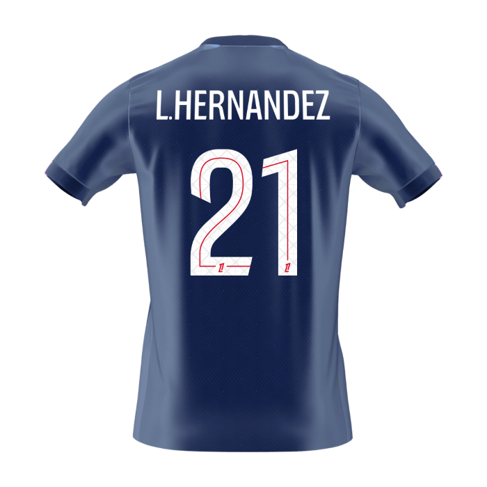 【Super Qualidade】L.HERNANDEZ #21 PSG
Casa Futebol Camisa 2025/26 Marinha