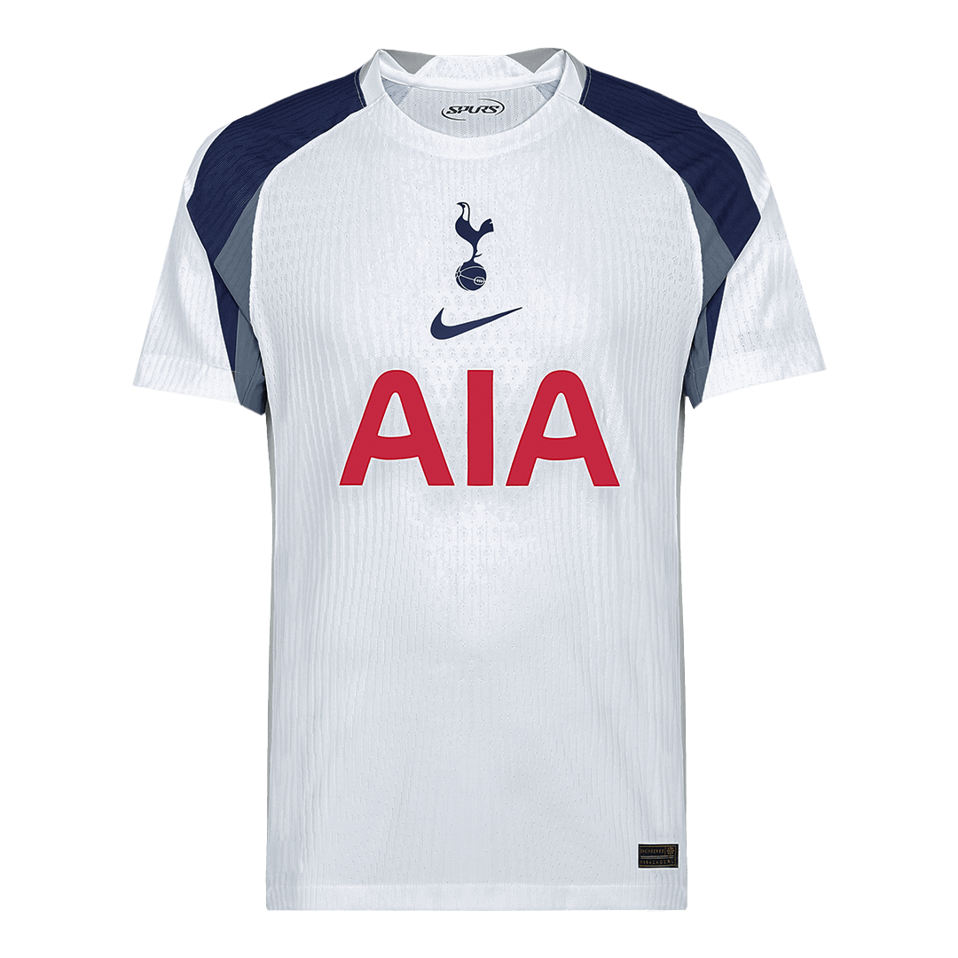 Autêntico XAVI #7 Tottenham Hotspur Casa UCL Futebol Camisas 2025/26 Branco - UCL