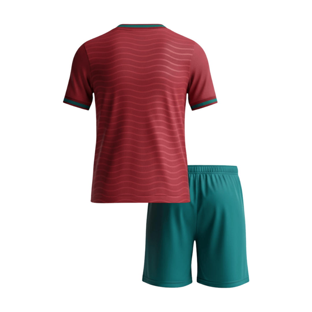 Portugal Infantil
Casa World Cup Futebol Camisa Conjunto (Camisa+Shorts) 2026 Vermelho