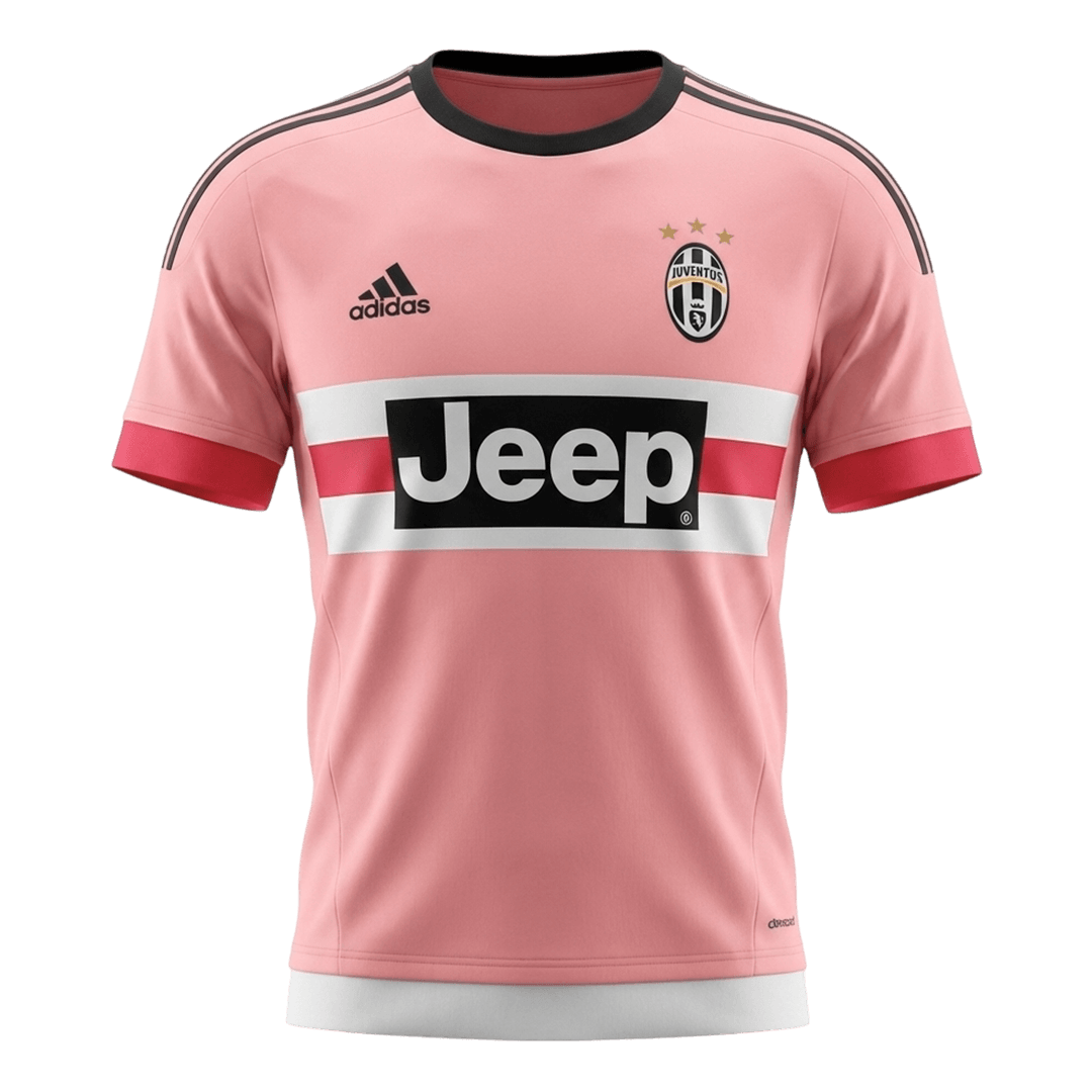 Retrô Juventus Fora Camisa 2015/16 Rosa