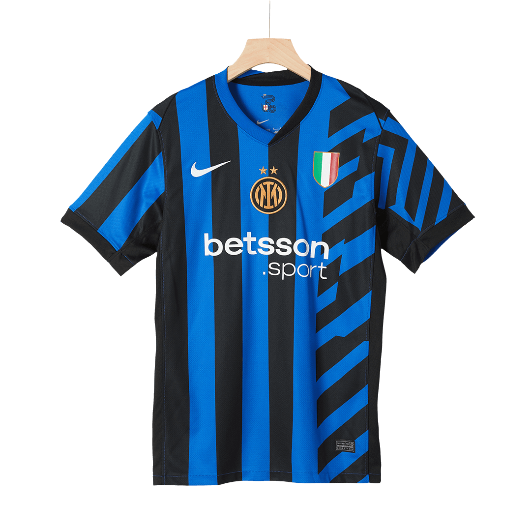 Camisola de futebol LAUTARO #10 Inter Milan Home personalizada 2024/25
