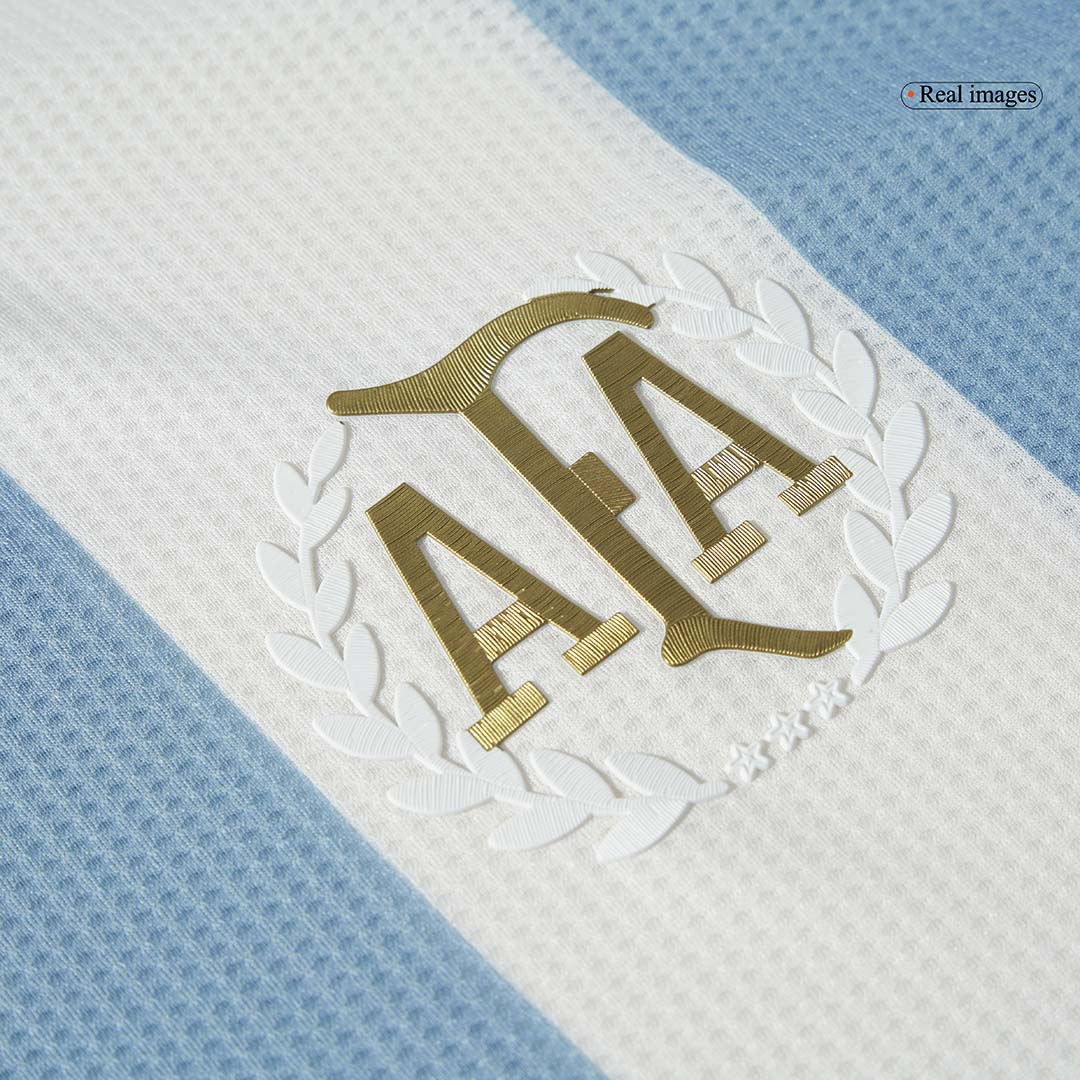 Camisola de futebol MESSI #10 Argentina personalizada 2024 50th aniversário