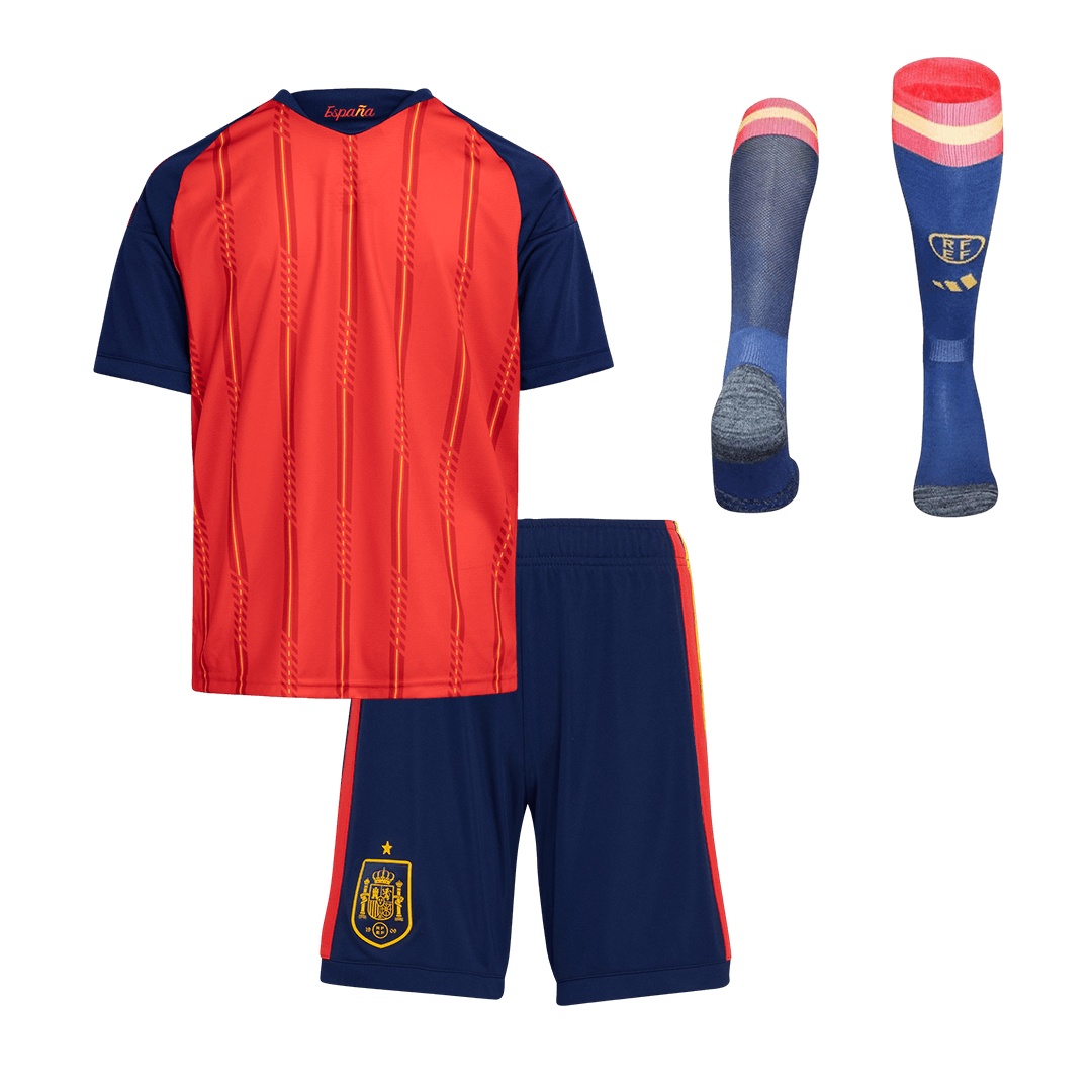 Spain Infantil
Casa World Cup Futebol Camisa Conjunto (Camisa+Shorts+Meias) 2026 Vermelho