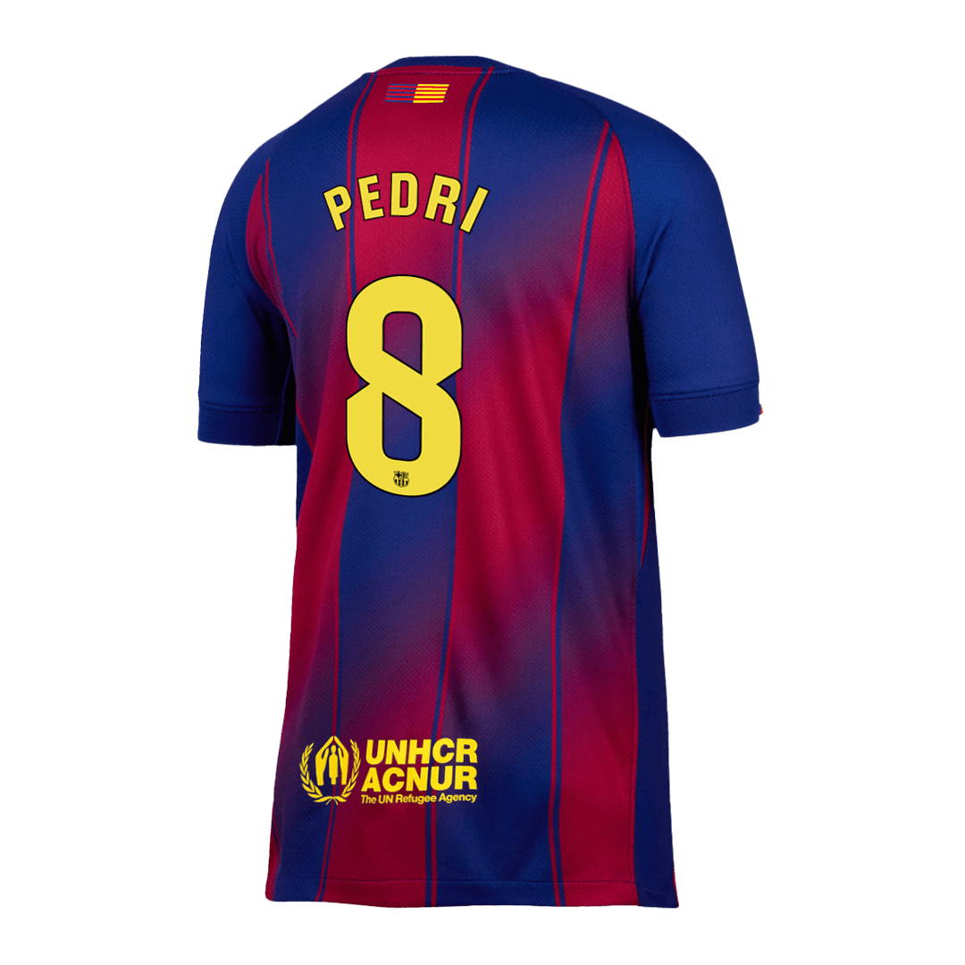 Camiseta local del Barcelona PEDRI #8 2025/26