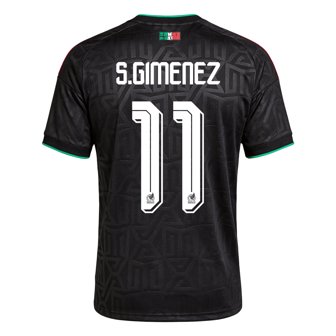 S.GIMENEZ #11 Mexico Terceira Copa do Mundo Camisa 2026 Preto