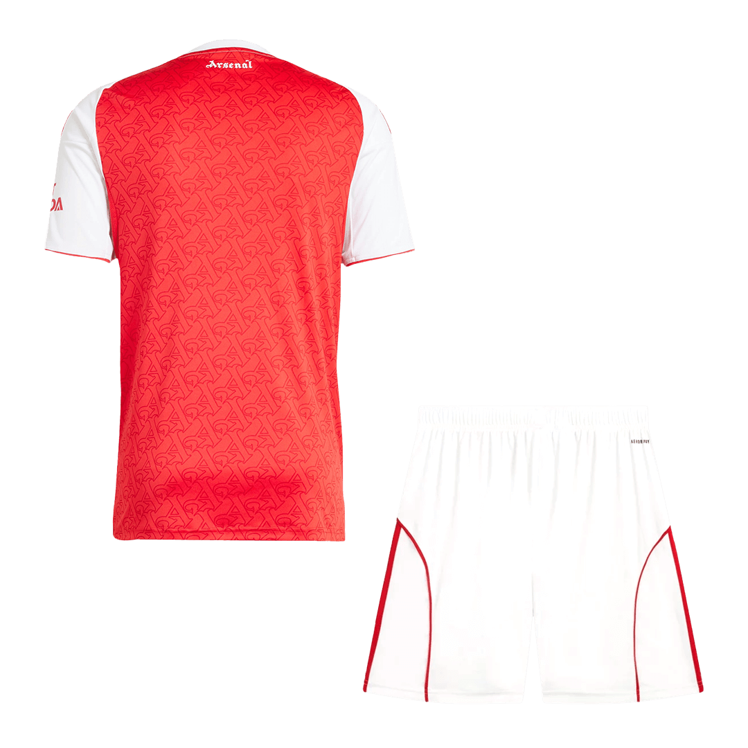 Arsenal Casa Camisa Conjunto (Camisola + Calções) 2025/26-Vermelho