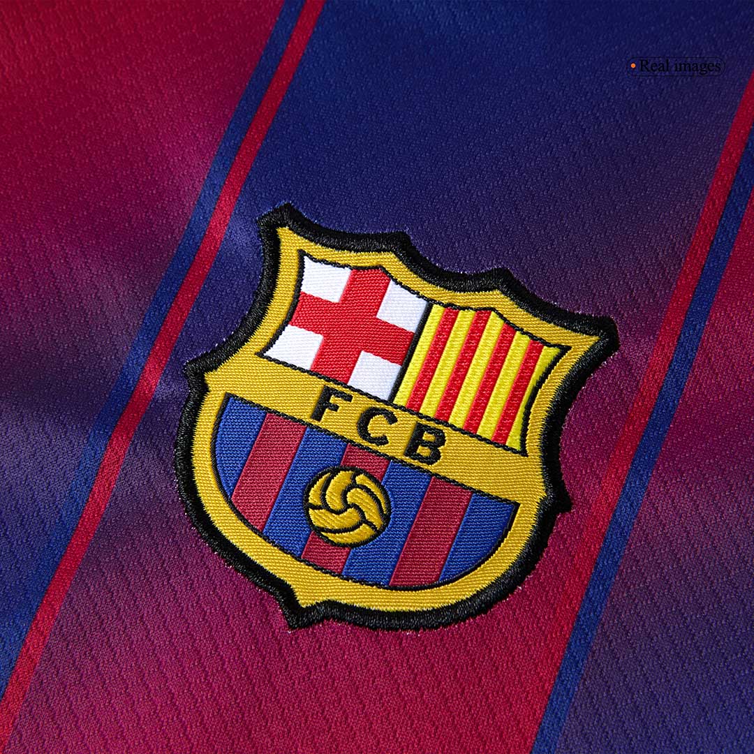 Barcelona
Casa
Camisas Infantis
Conjunto 2025/26
Piros-Kék