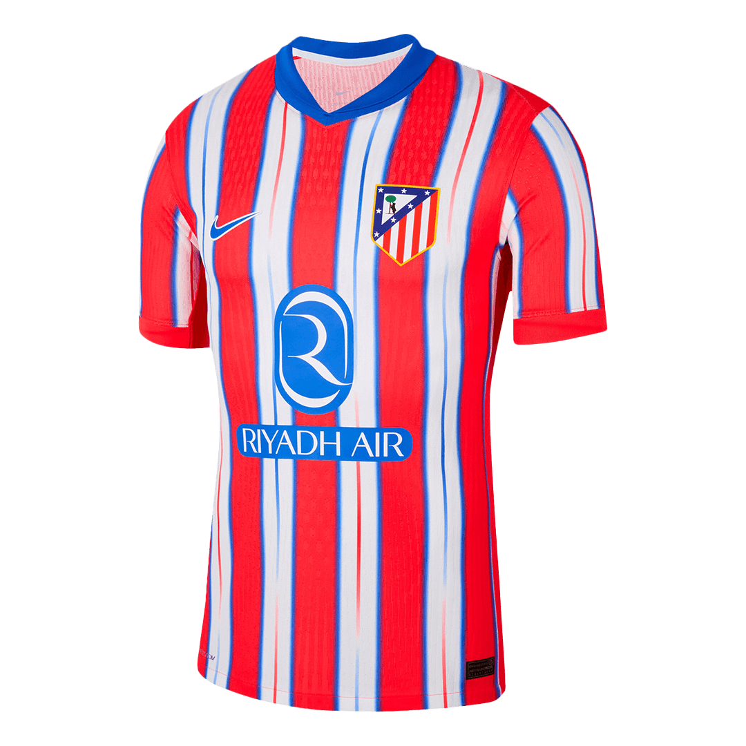 Camiseta de fútbol auténtica de local del Atlético de Madrid 2024/25 de GRIEZMANN #7