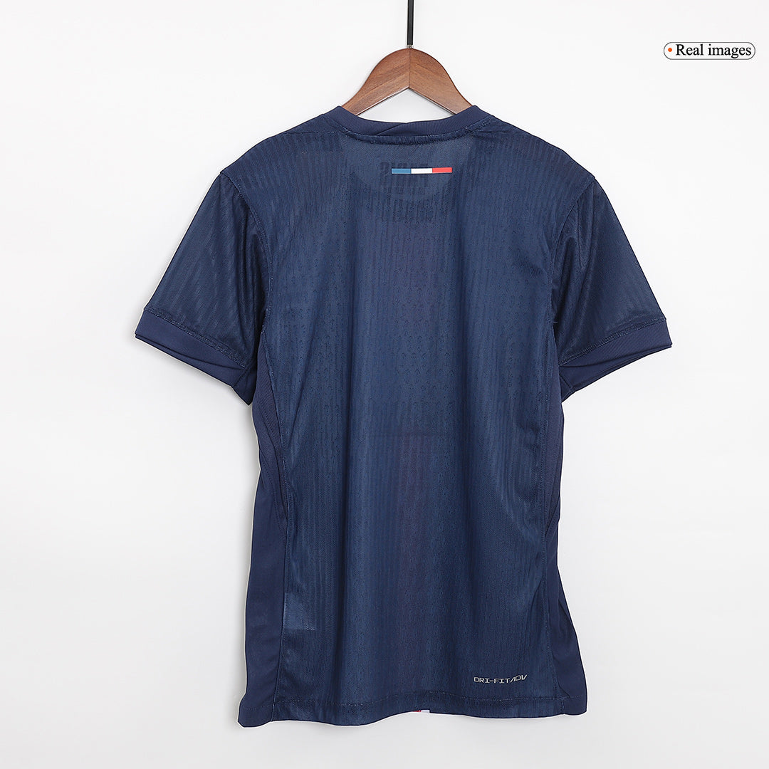 Autêntico BARCOLA #29 PSG Casa UCL Futebol Camisas 2024/25 Marinha - UCL