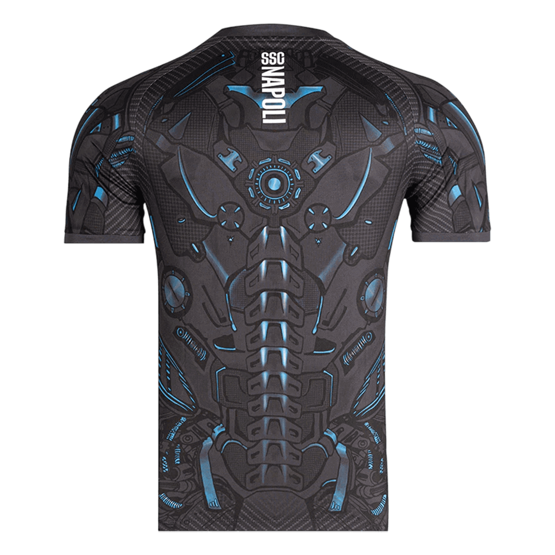 Napoli Pré-jogo Camisa 2025/26 Preto