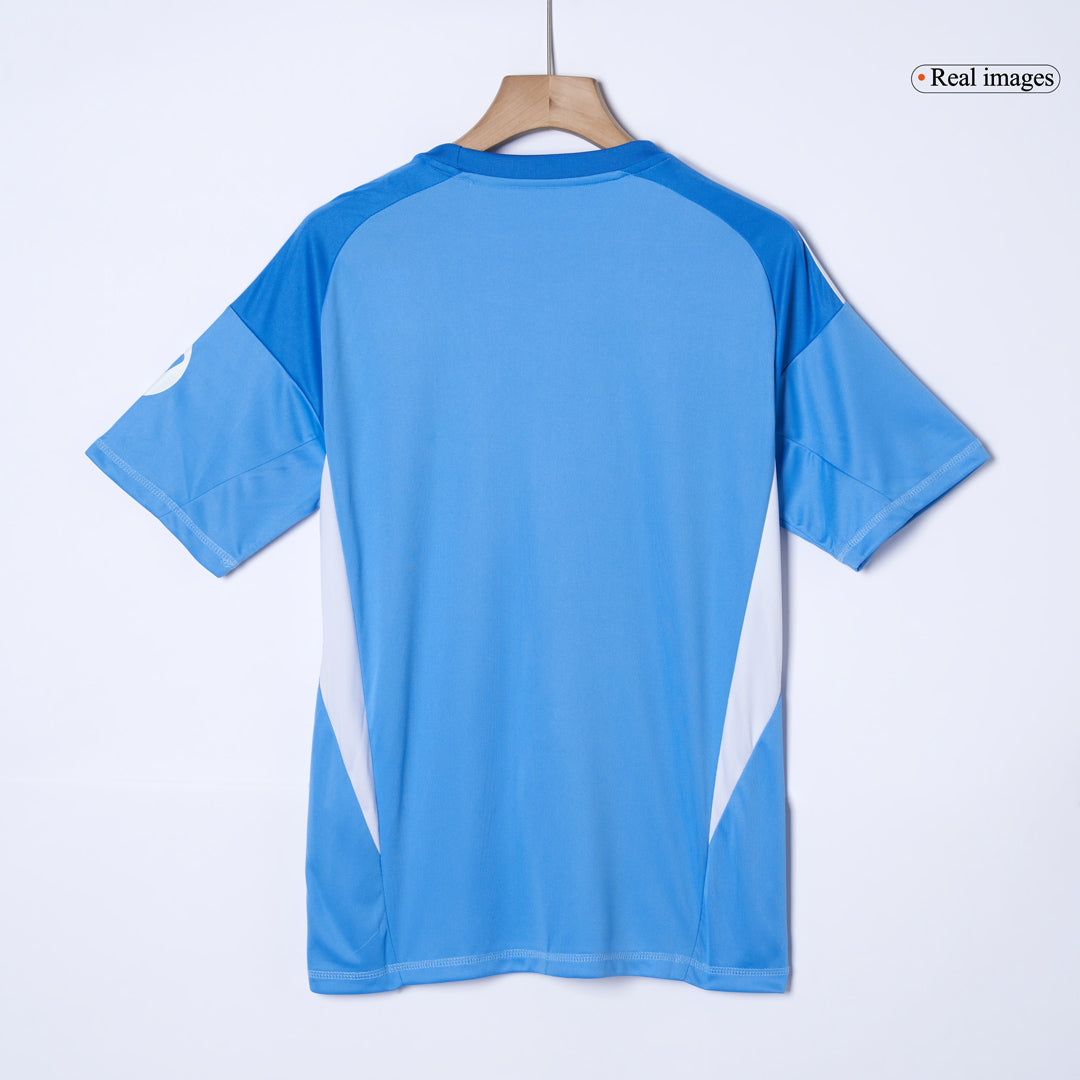 Real Madrid Goleiro Futebol Camisa 2025/26 Azul