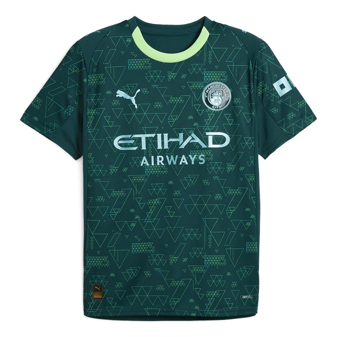 Manchester City
Quarta Camisa Conjunto(Camisa+Calções) 2025/26 Verde