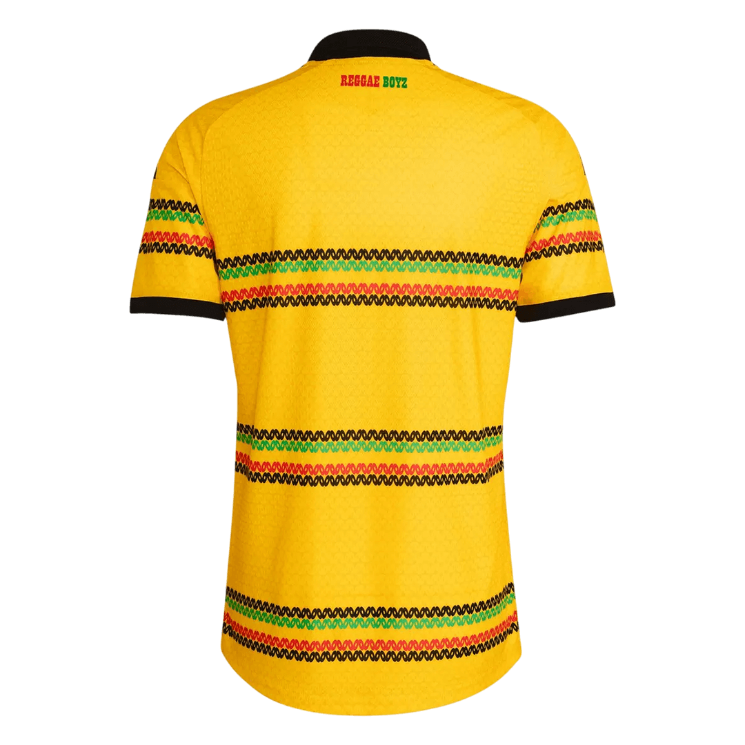 Versão do Jogador Jamaica Casa Copa do Mundo Futebol Camisas 2026 Amarelo