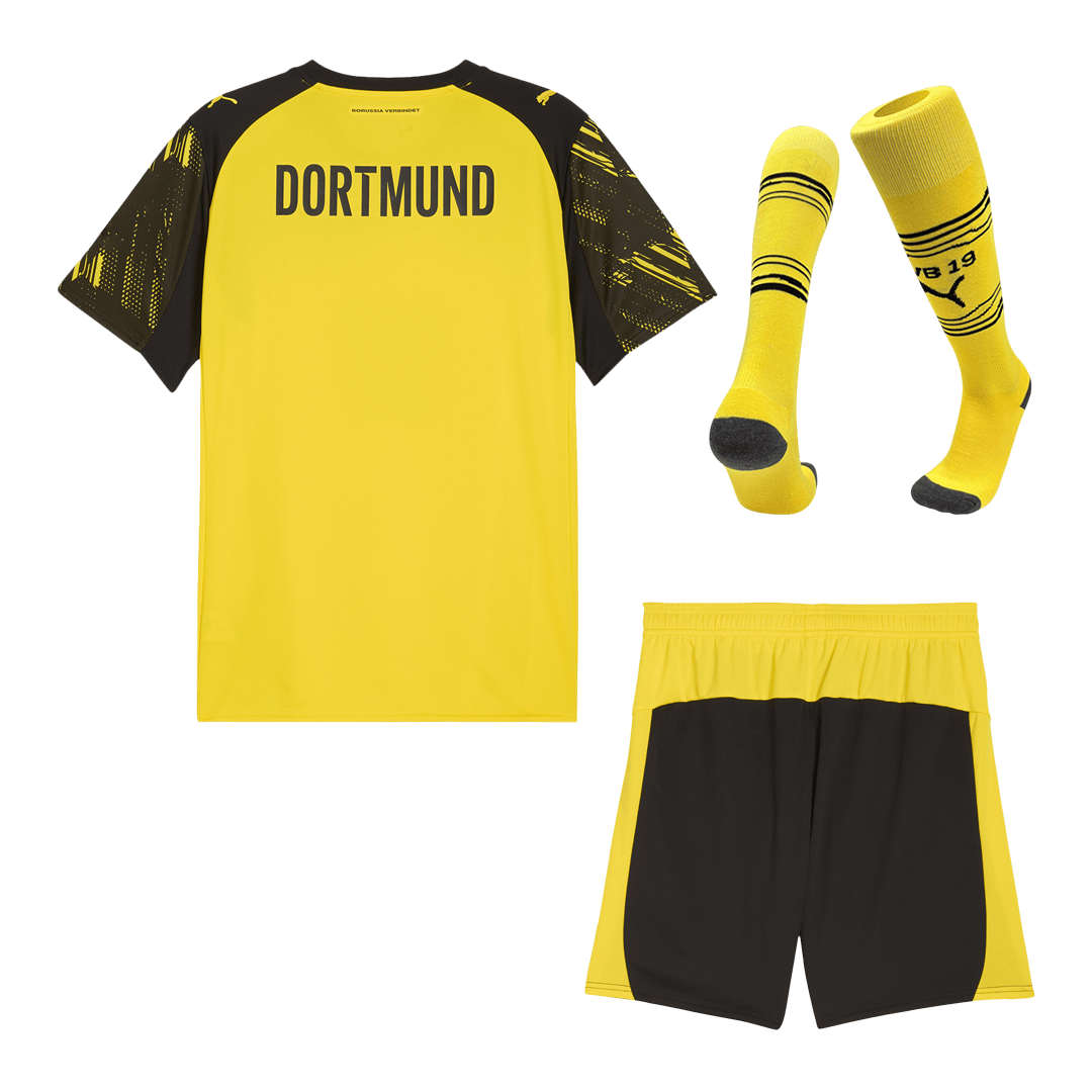Borussia Dortmund Casa Camisa Conjunto(Camisa+Calções+Meias) 2025/26 Amarelo