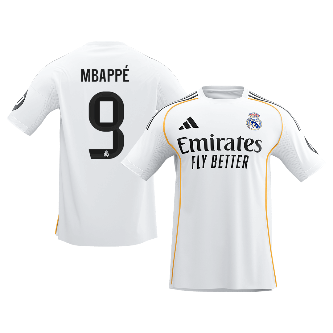 【Super Qualidade】MBAPPÉ #9 Real Madrid
Casa Futebol Camisa 2025/26 Branco