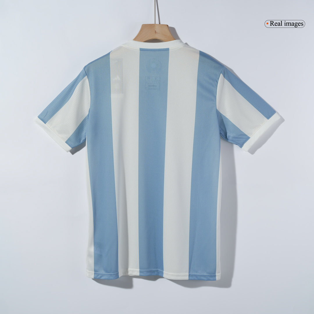 Camisola de futebol MESSI #10 Argentina personalizada 2024 50th aniversário