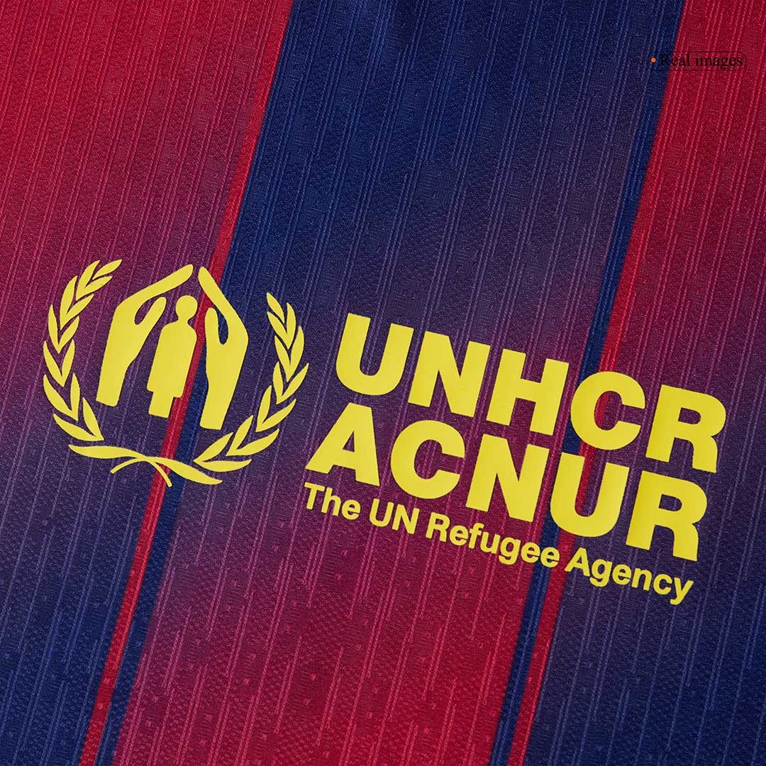 Autêntico LAMINE YAMAL #10 Barcelona Casa Futebol Camisas 2025/26