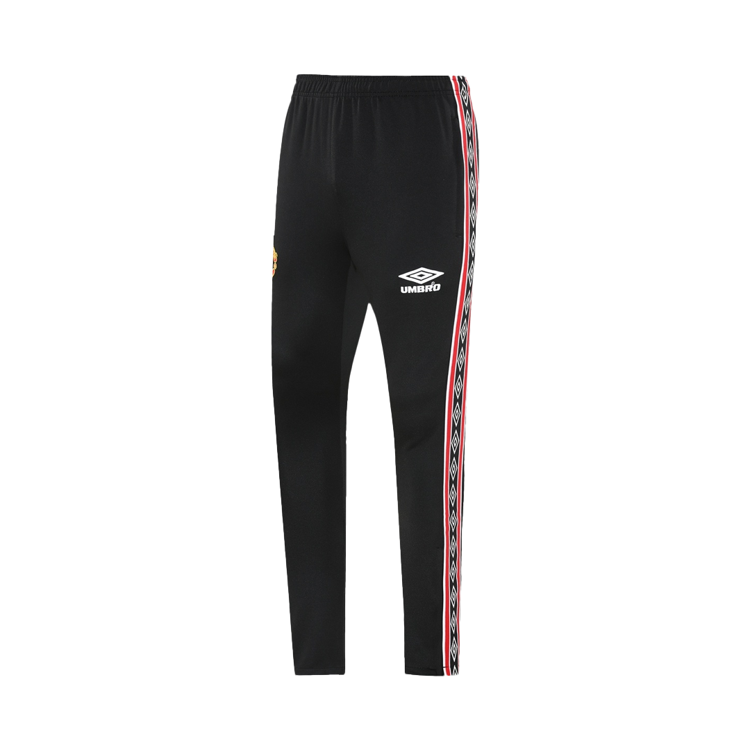 Manchester United Treino Jaqueta Conjunto (Jaqueta + Calças) 2025/26 Vermelho&Preto